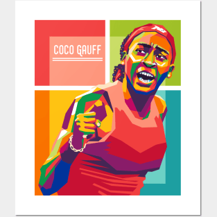 coco gauff Posters and Art